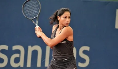 Mafe Herazo, tenista barranquillera. 