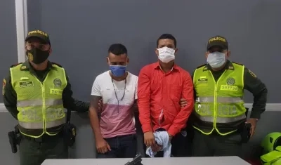 Breiner Manuel Gutiérrez, de 24 años; y Erick Yaseth Preciado Chaparro, de 24.