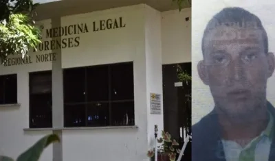 El cuerpo de Alex Antonio Rolong Bruno fue llevado a Medicina Legal. 