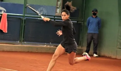 María Fernanda Herazo, tenista barranquillera. 