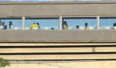 Palcos ocupados en partido Colomia-Venezuela