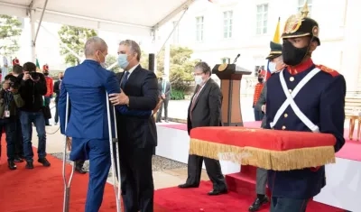 Presidente Duque firmó la Ley del Veterano.