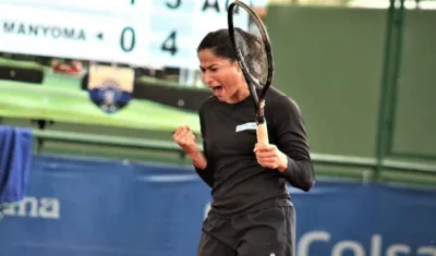 María Fernanda Herazo, tenista barranquillera. 