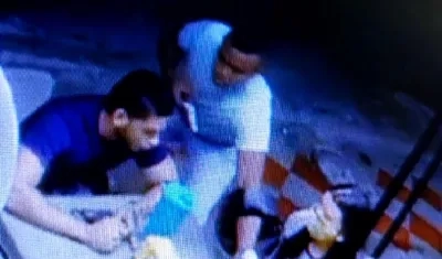 Atraco en el barrio Olaya. 