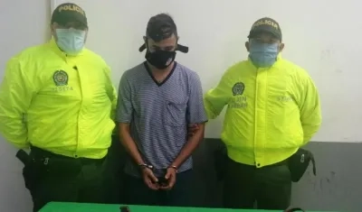 Haroldo Eliécer Arias Romero fue conducido a la URI de la Fiscalía. 