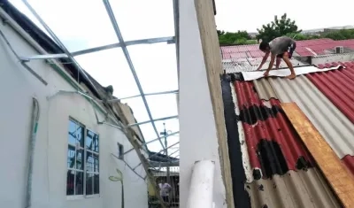 Viviendas afectadas.