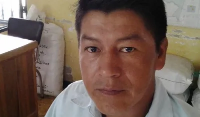 Fredy Güetio Zambrano, líder indígena asesinado.