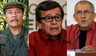 Nicolás Rodríguez Bautista, Israel Ramírez Pineda y Eliécer Erlinto Chamorro Acosta.