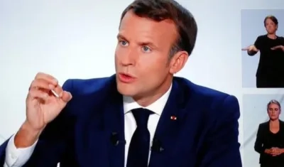  Emmanuel Macron, presidente francés.