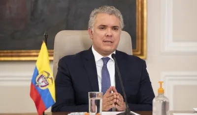 Iván Duque, presidente.