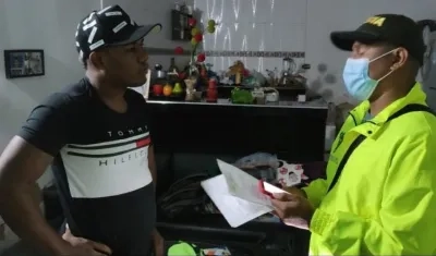 Luis Junior Barreto Tena fue capturado mediante diligencia de allanamiento por parte de la Sijin. 