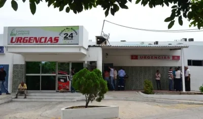 Uno de los heridos fue remitido a la Clínica Campbell de Barranquilla.