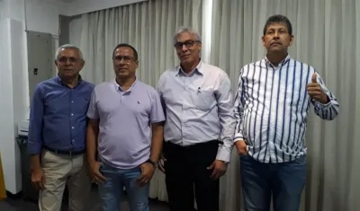 Cuatro de los representantes.