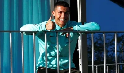 Cristiano Ronaldo, delantero portugués. 