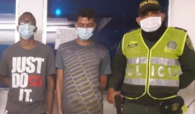 Daimer Antonio Vargas Moreno y Julio César De la Hoz Román.