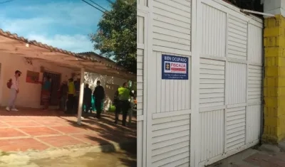 Aviso de extinción de dominio a la residencia del exalcalde Carlos Altahona.