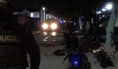 Lugar donde ocurrió el doble crimen.