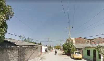 Calle 50 con carrera 3A, barrio Carrizal, donde ocurrió el hecho. 