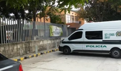 El cuerpo de Elías José Mercado Sarmiento llevado a Medicina Legal. 