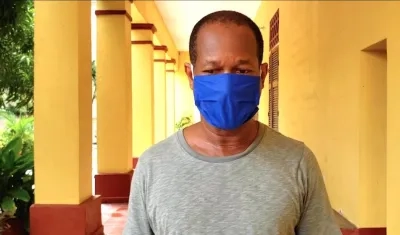 Roberto Rodríguez, párroco de la iglesia de Chiquinquirá.