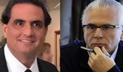 A la izquierda Alex Saab, detenido en Cabo Verde; en la otra foto el abogado Baltasar Garzón.