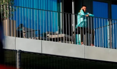 Cristiano Ronaldo, delantero portugués, en aislamiento. 