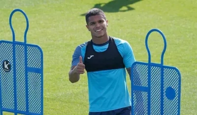 Juan Camilo Hernández, jugador colombiano. 