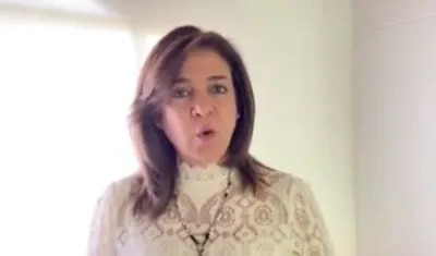 La senadora Milla Romero.