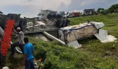 Tractomula accidentada. 