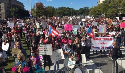 Imagen de la manifestación.