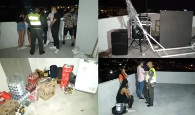 Imágenes suministradas por la Policía.