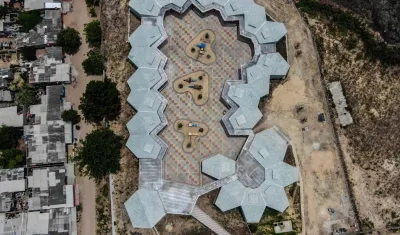 Vista aérea del CDI Juan XXIII, en Malambo.