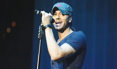 Enrique Iglesias, cantante.