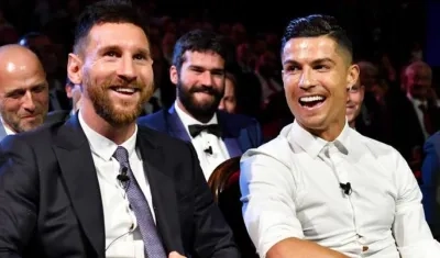 Lionel Messi y Cristiano Ronaldo.