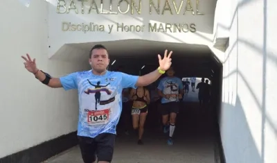 Participante de la edición 2019 de la carrera Soy Marino. 