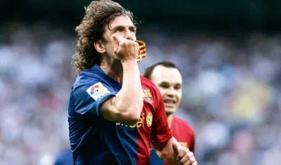 Charles Puyol, excapitán del Barcelona. 
