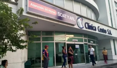 El comerciante fue trasladado a la Clínica Centro.