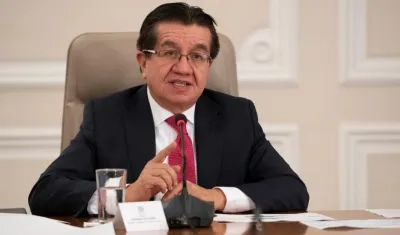 El Ministro de Salud, Fernando Ruiz.