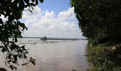 Los niveles del río son monitoreados en los municipios en riesgo. 