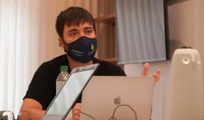 El Alcalde de Barranquilla, Jaime Pumarejo.