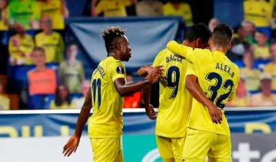 El porteño Carlos Bacca celebra el segundo gol ante el Sivasspor.