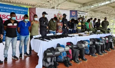 Capturados en Cajibío.