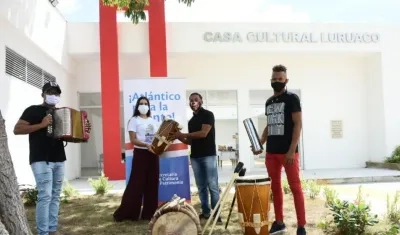 Una de las Casas Culturales dotadas fue la de Luruaco. 