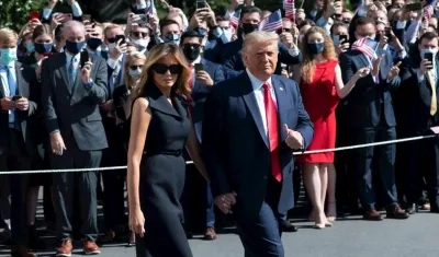 Melania y Donald Trump.