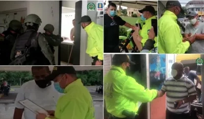 Los capturados por narcotráfico.