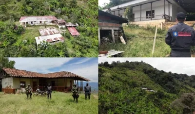 La finca de Juan Guillermo Monsalve.