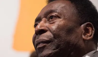 Pelé, ex jugador brasileño. 