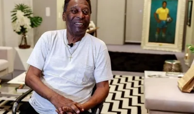 Pelé, ex jugador brasileño. 