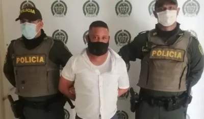 Didier Enrique Suárez San Martín, el capturado.