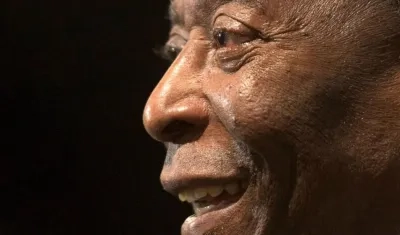 Pelé, ex jugador brasileño. 